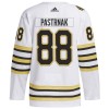 Boston Bruins tröja 100th Anniversary David Pastrnak Adidas 2023-24 Vit Authentic - NHL Tröjor Herr